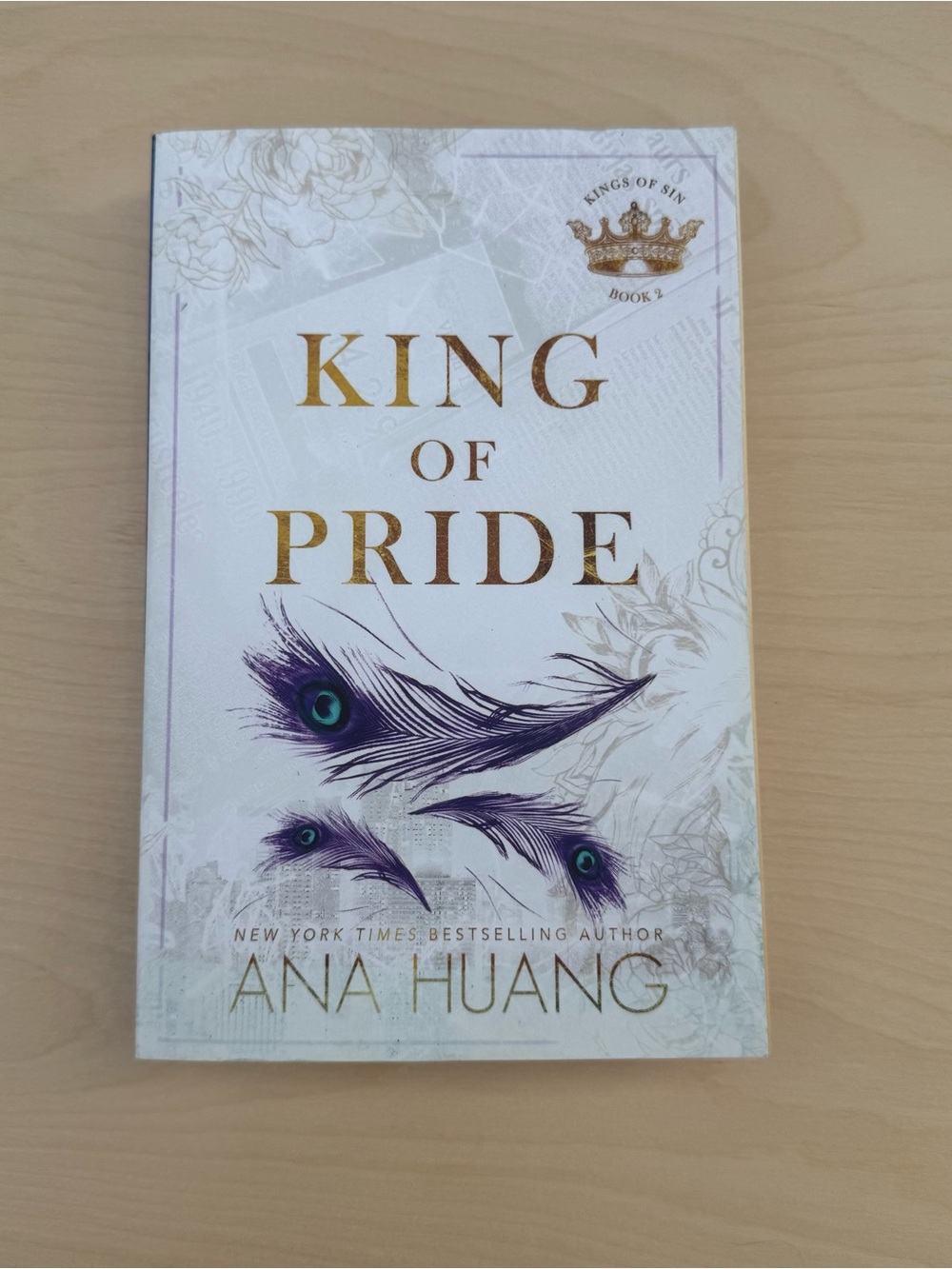 King of Pride by Ana Huang book 2 Kings of Sins series paperback novel
